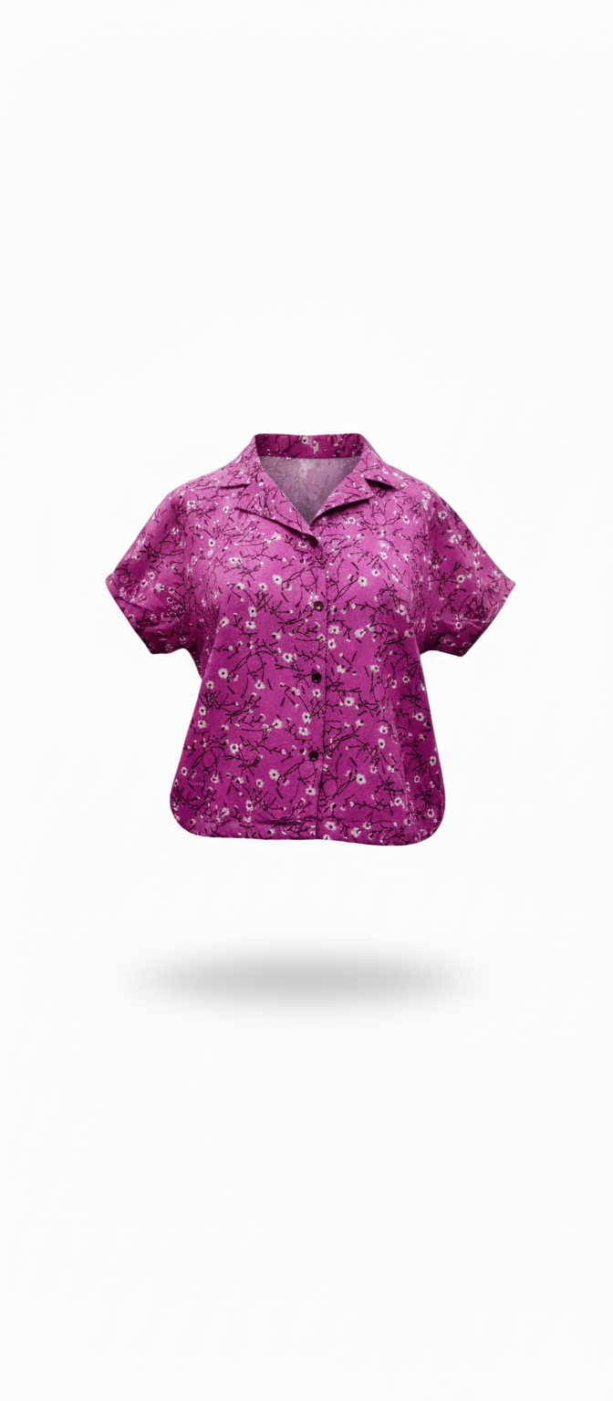 Floral Pink Shirt