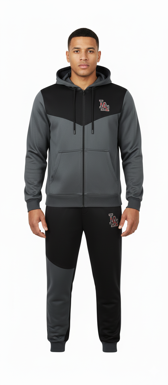 Two-Tone Athletic Tracksuit