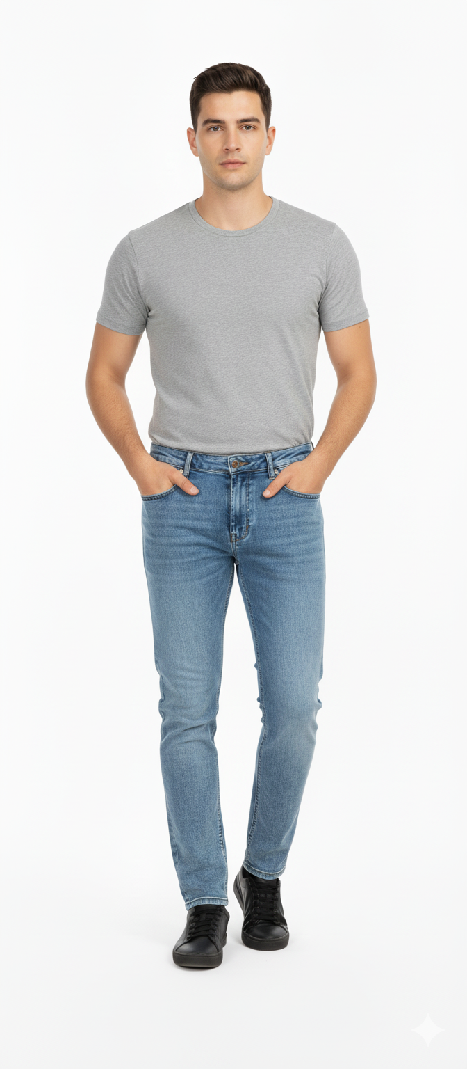 Dark Wash Denim Jeans