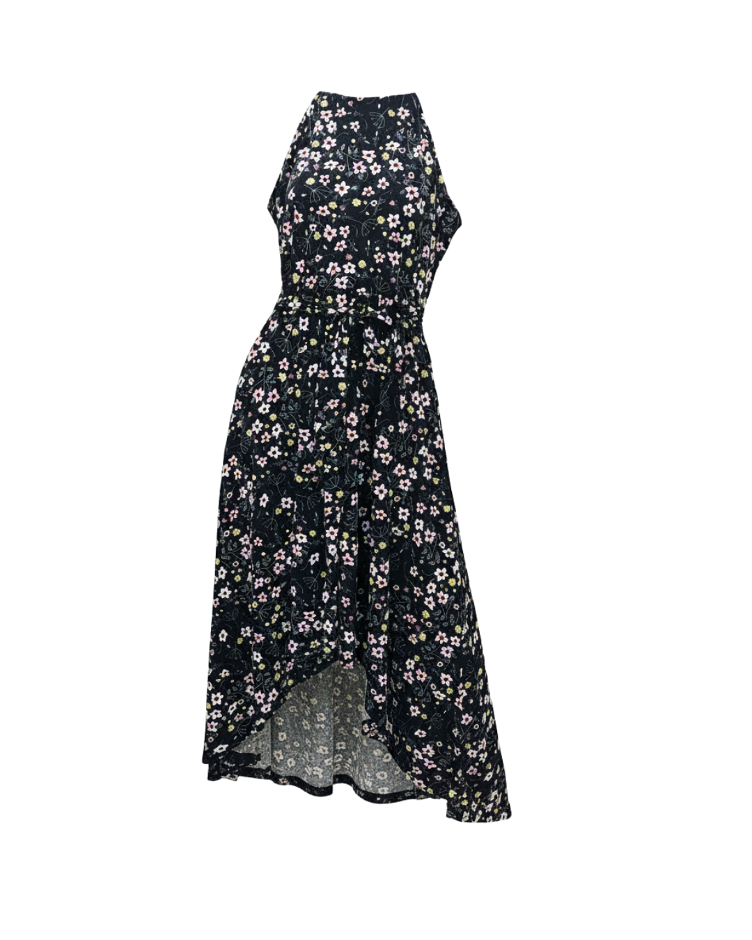 Chic Floral Print Halter