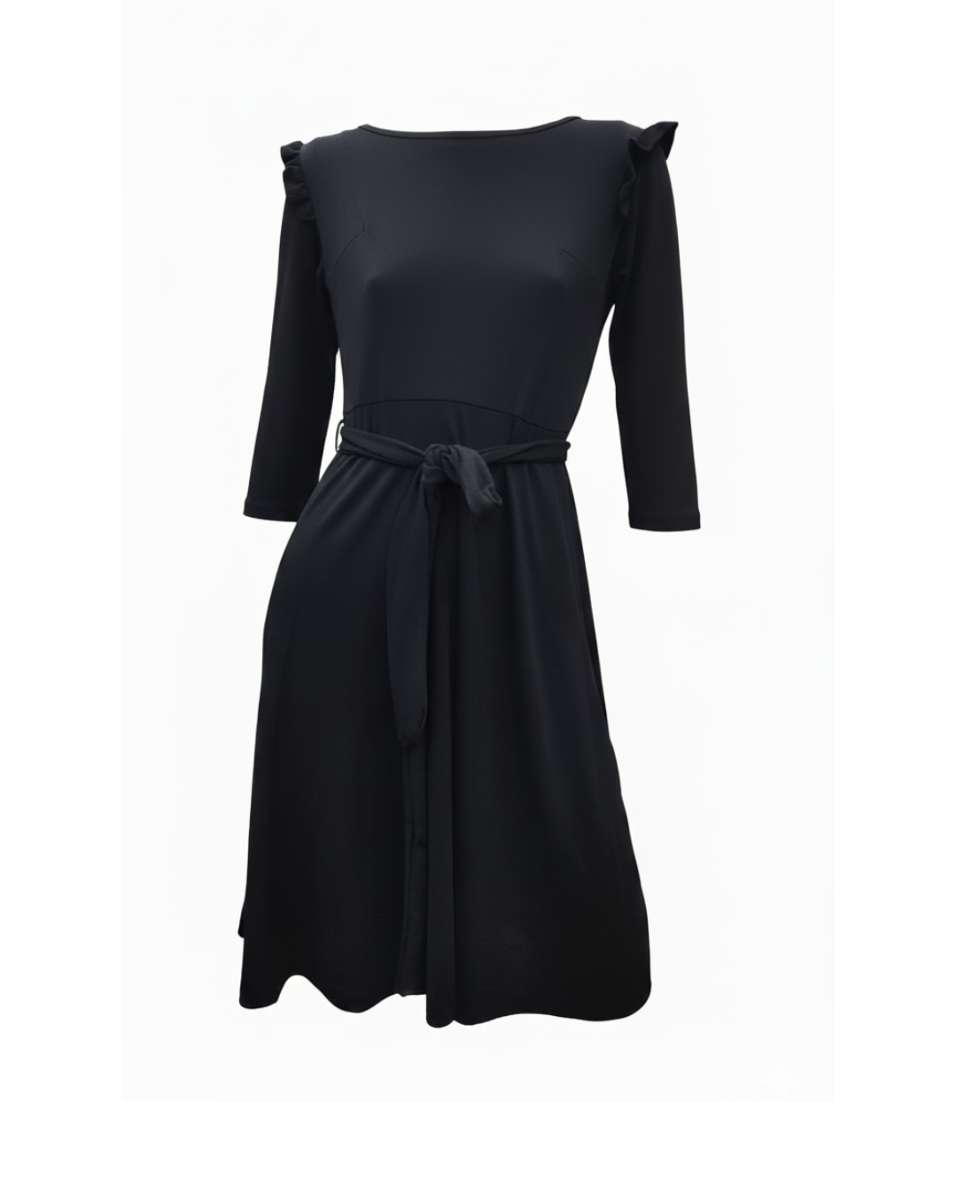 Black Ruffle Dress