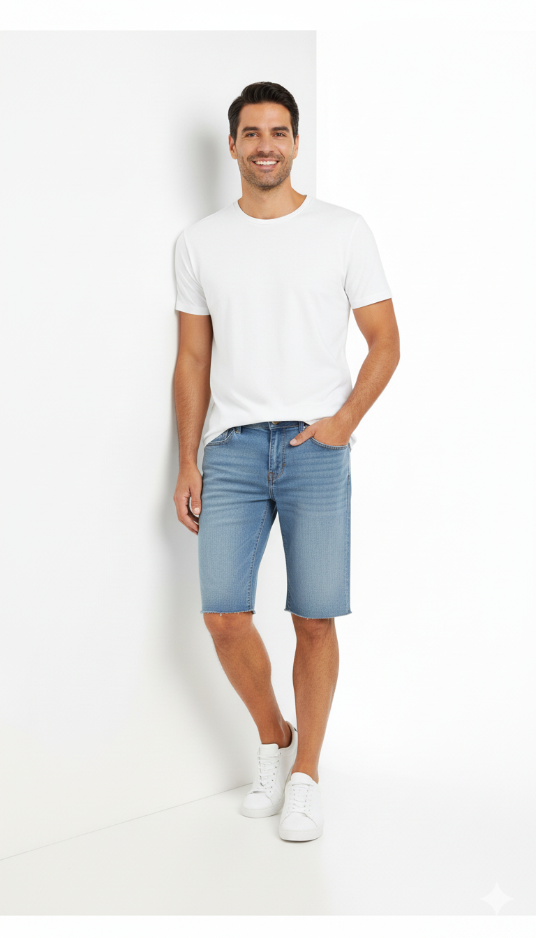 Unisex Denim Shorts