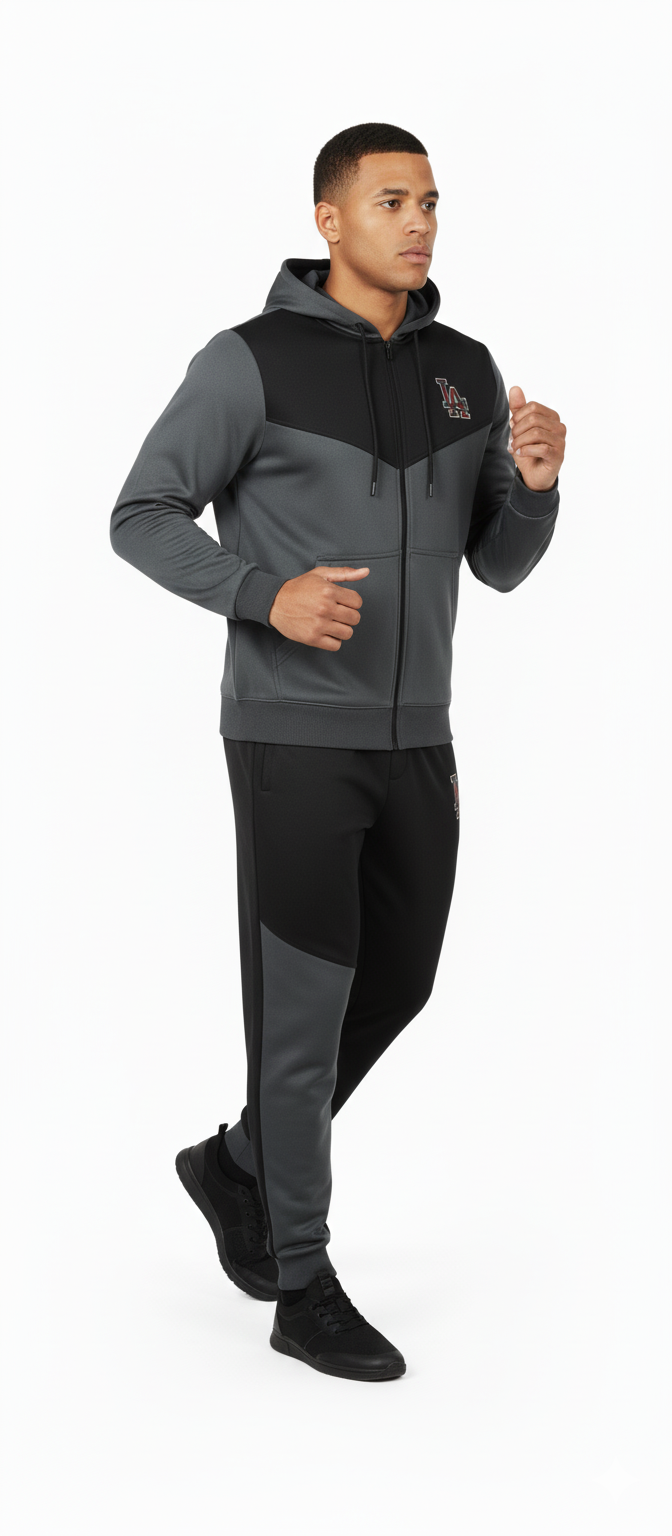 Two-Tone Athletic Tracksuit
