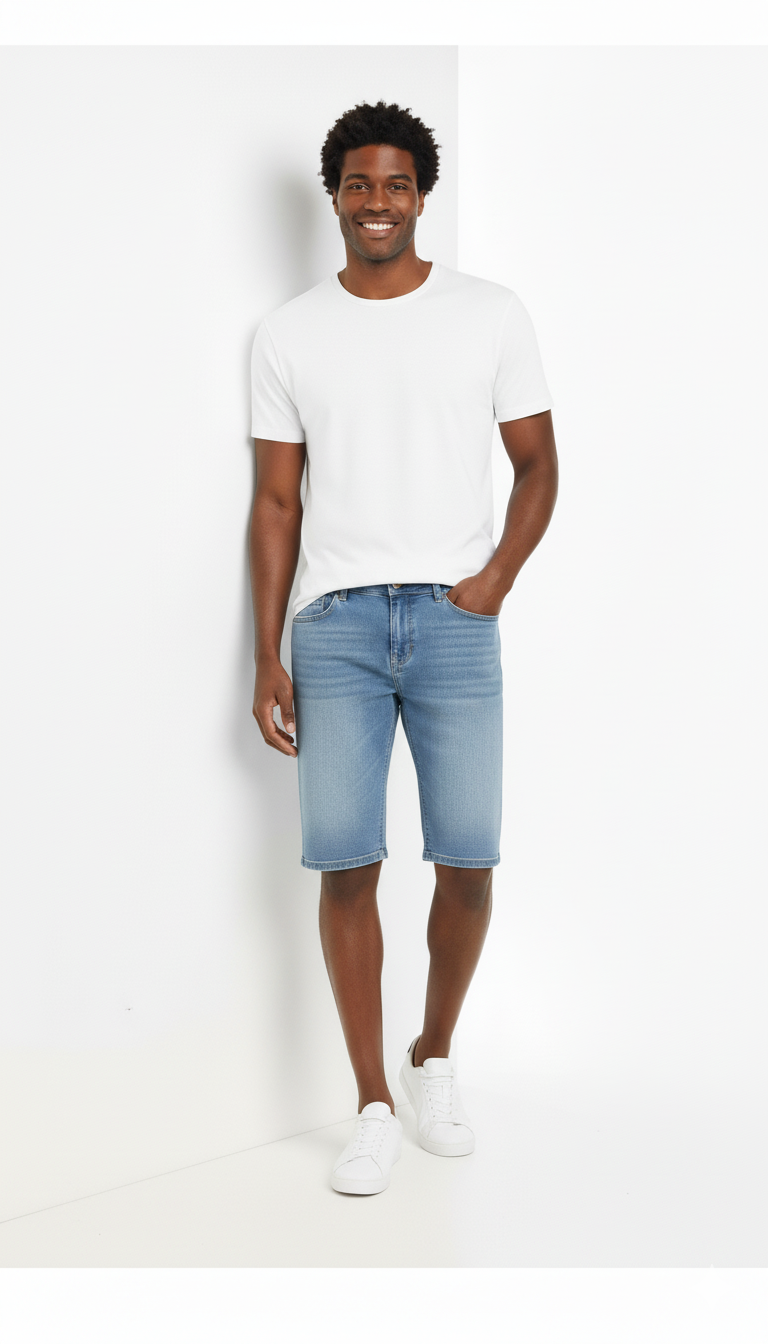 Unisex Denim Shorts
