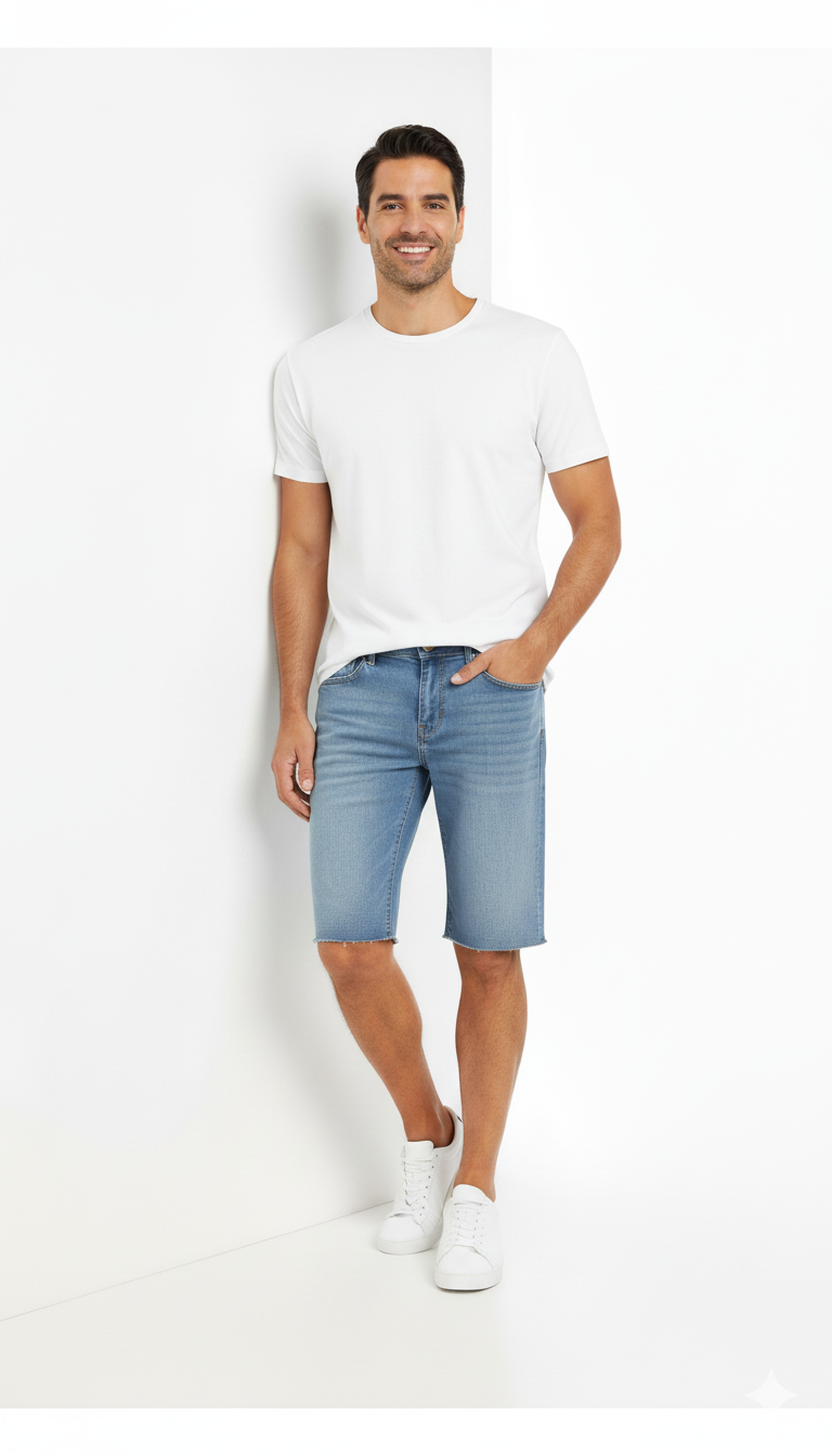 Unisex Denim Shorts