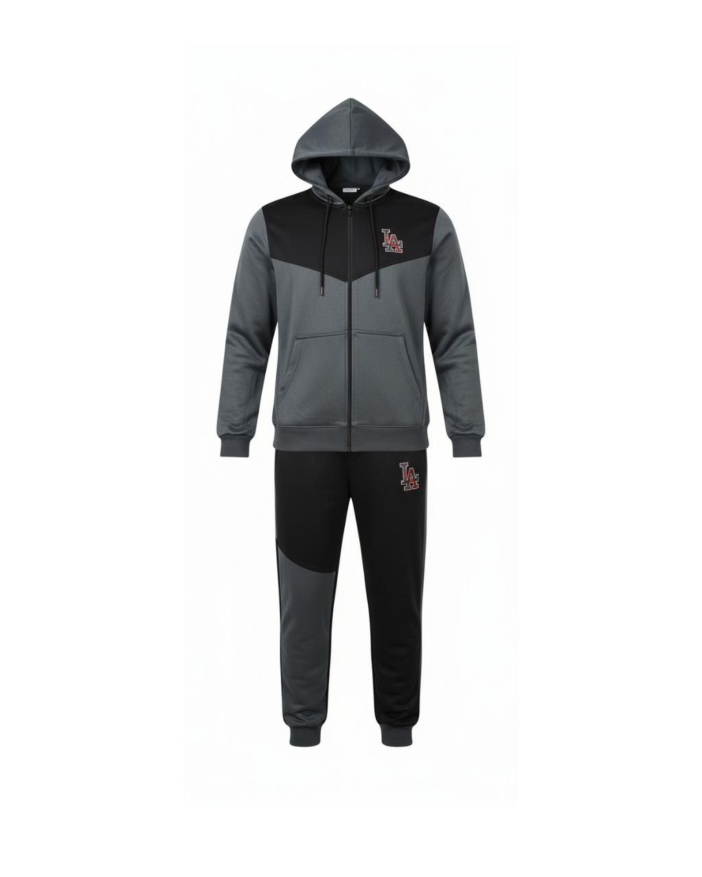 Two-Tone Athletic Tracksuit