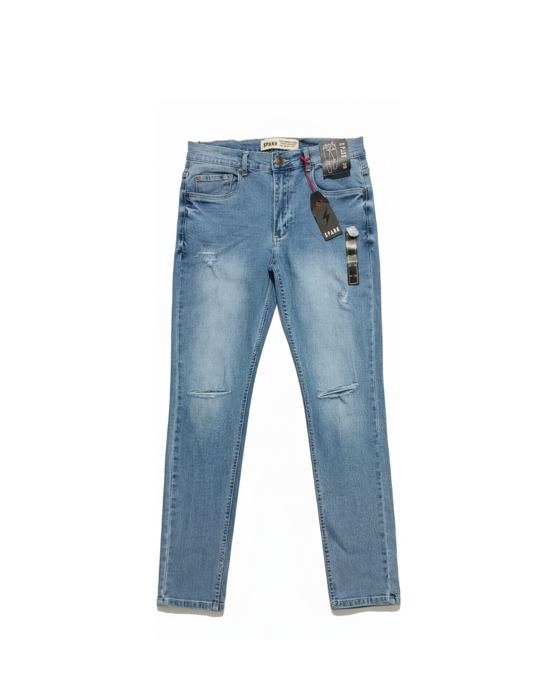 Spark Light Blue Distressed Jeans